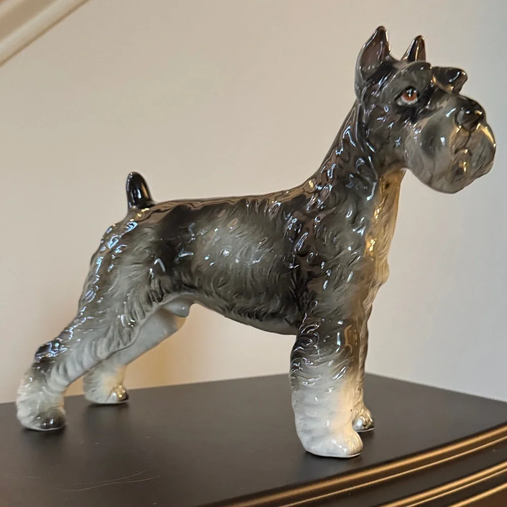 Vintage Shafford Japan Schnauzer Figurine Model #160 - Picture 1 of 12